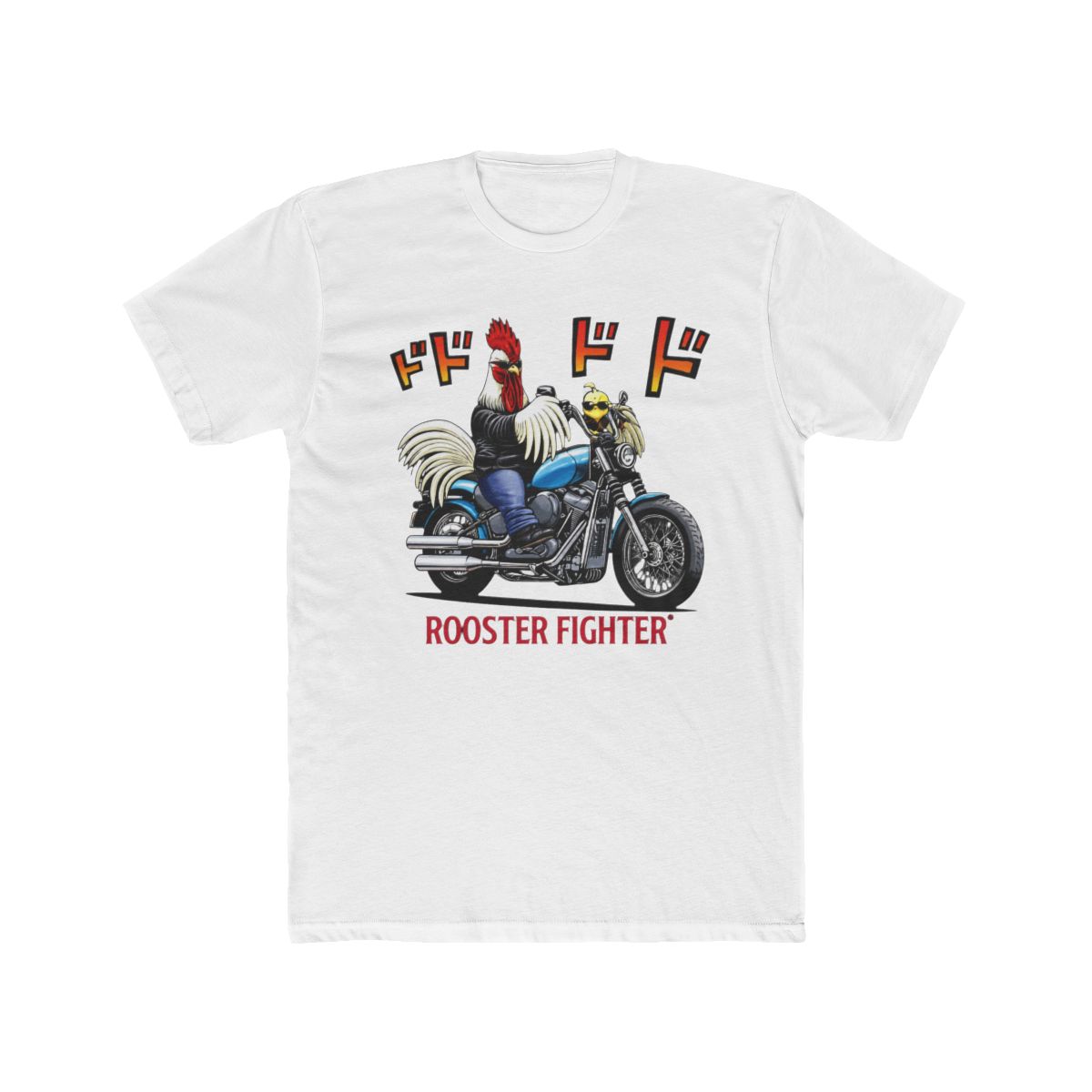 Rooster Fighter Rooster Motorcycle T Shirt | Ranma 1/2