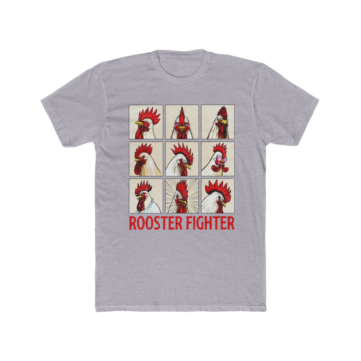 Rooster Fighter Keijis Expressions T Shirt | Ranma 1/2 - alternate angle 2, merchandise
