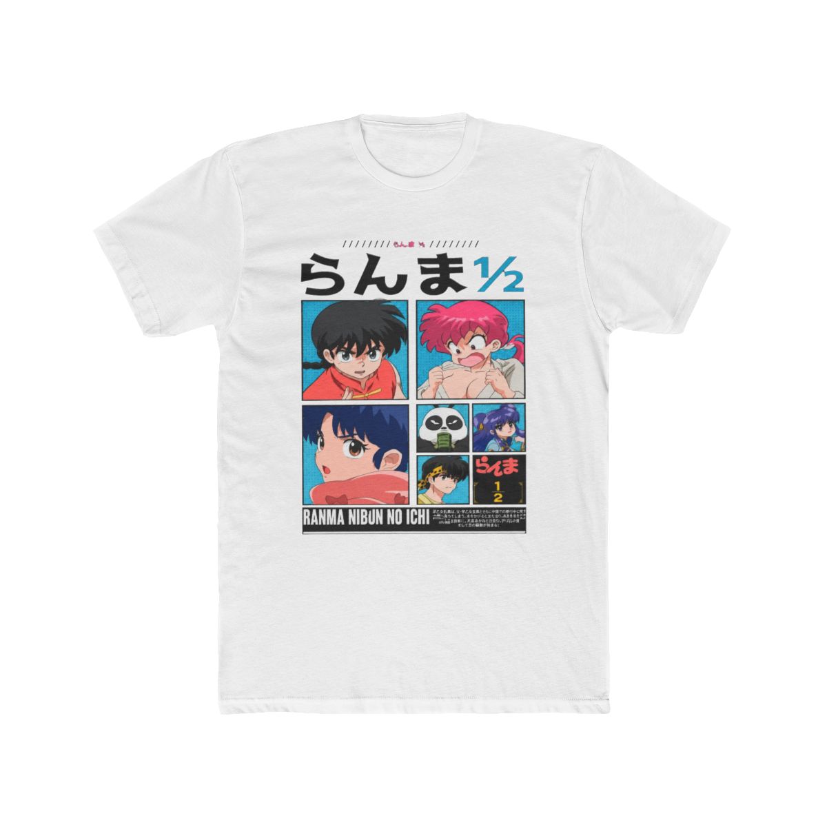 Ranma Saotome Anime T Shirt, Genma Panda Manga Shirt, Graphic Anime Tee, Manga Shirt, Japanese Anime | Ranma 1/2