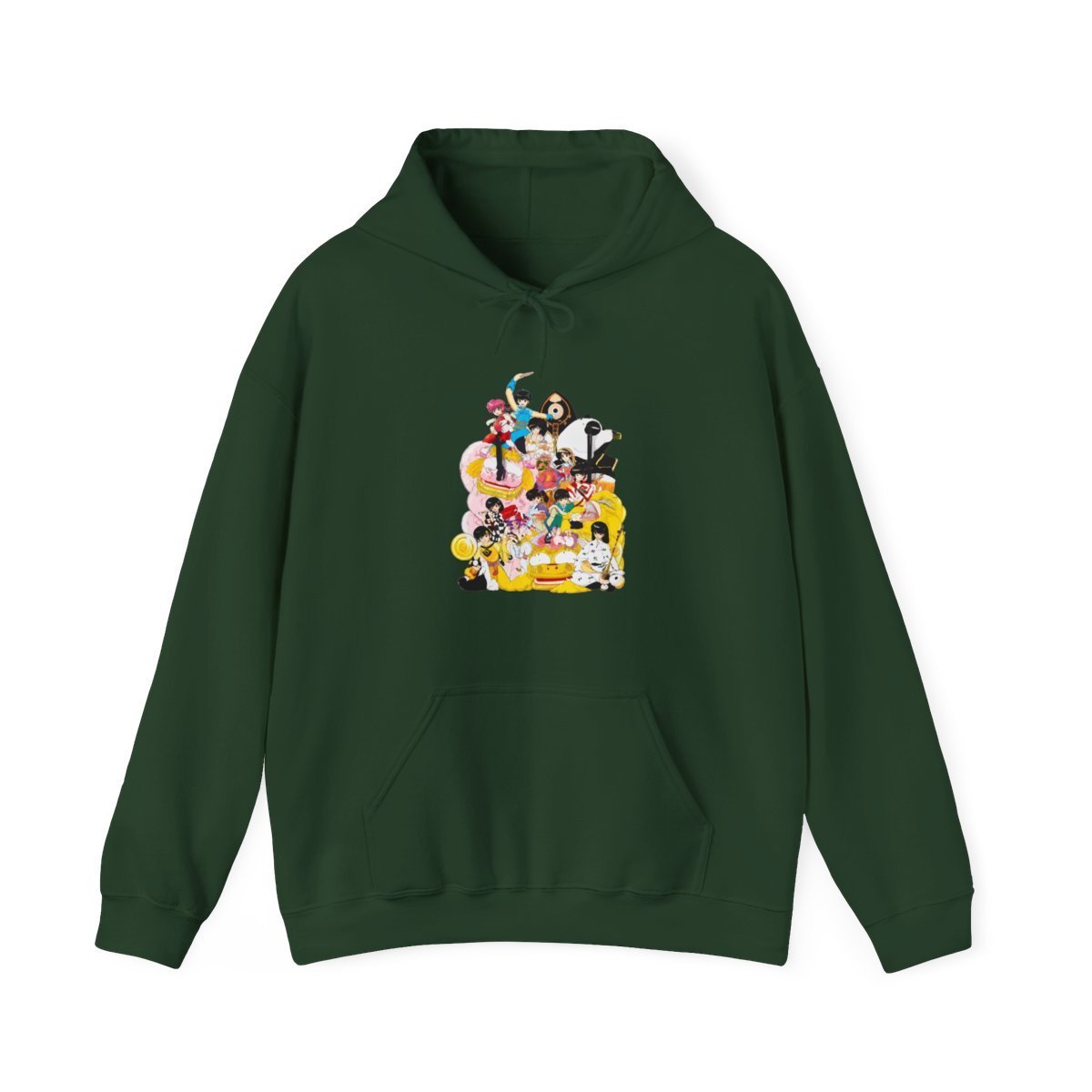Ranma 1/2 Manga Illustration Hoodie - alternate angle 5, merchandise